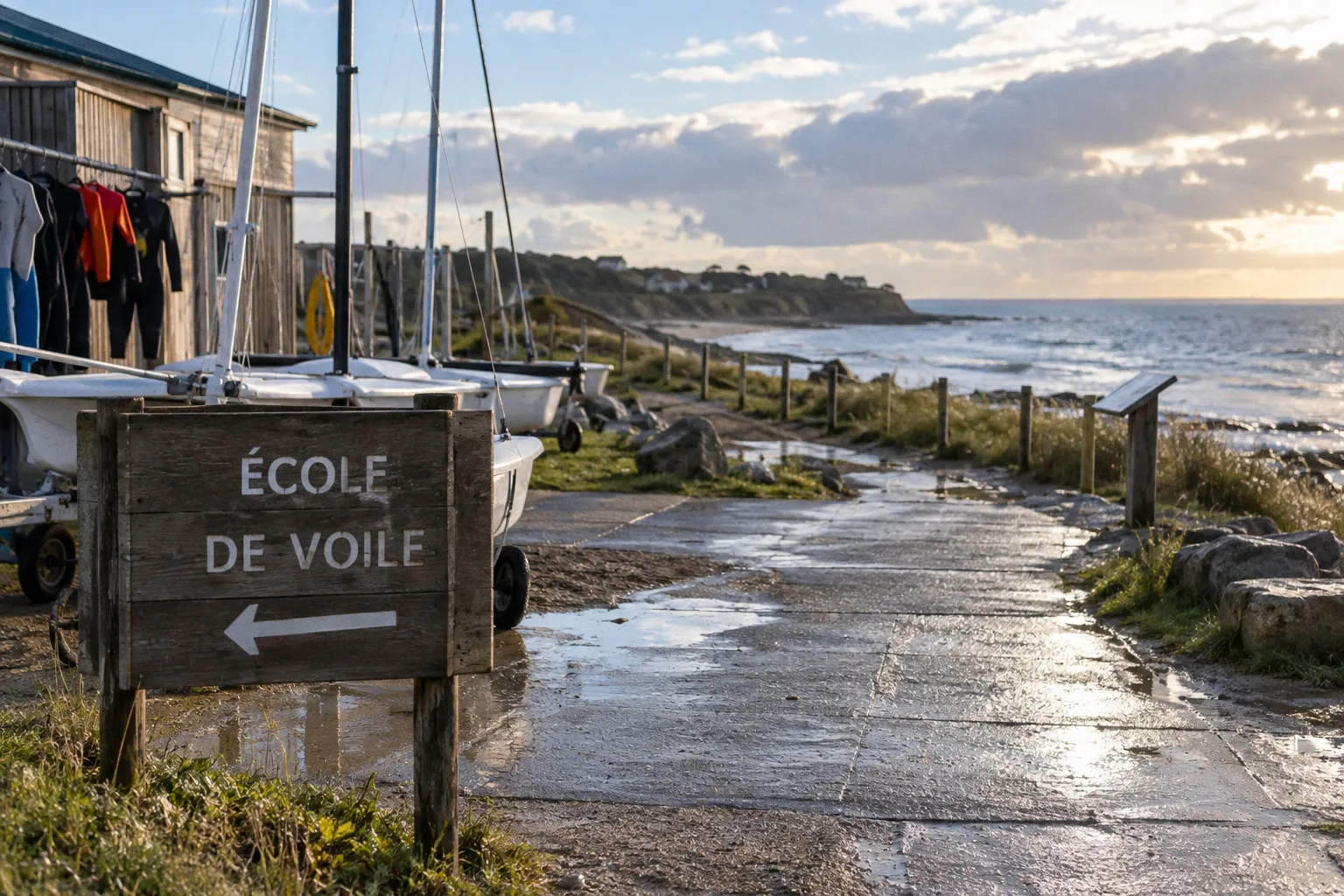 Agon-Coutainville. Un chemin va être sécurisé entre l'école de voile et la pointe d'Agon