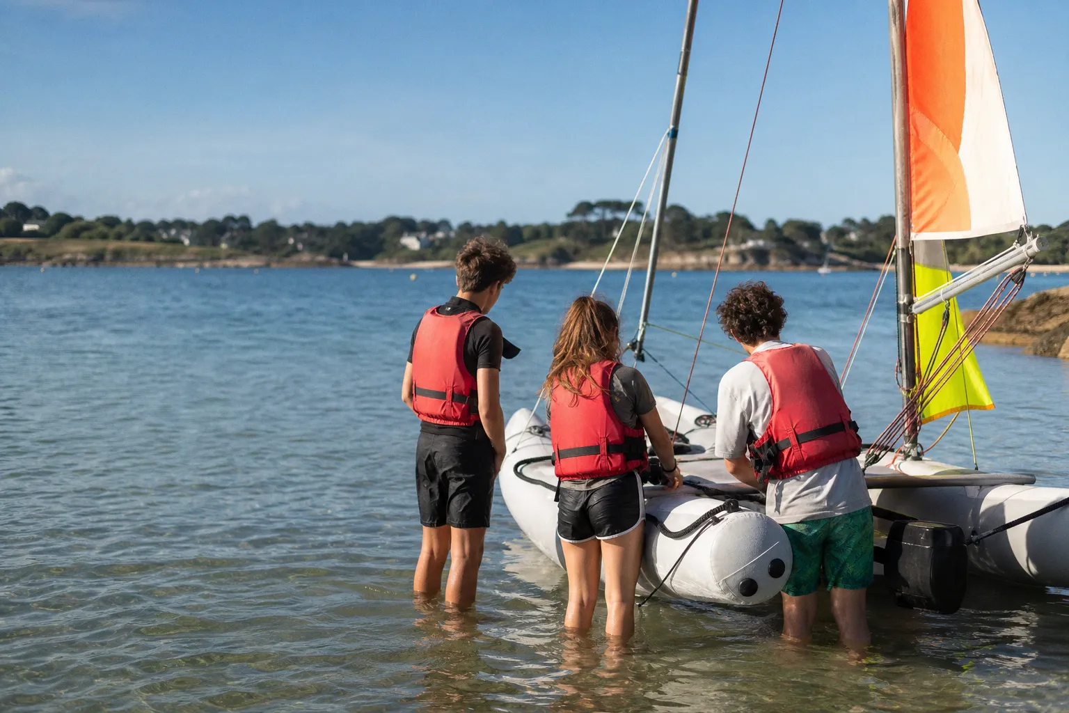 Apprendre la voile à Locquirec : une première expérience accessible en dériveur