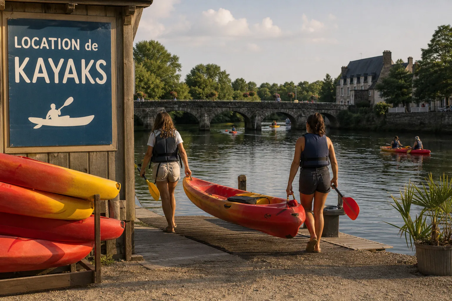 Explorer le Golfe du Morbihan en kayak : location estivale au départ d'Auray