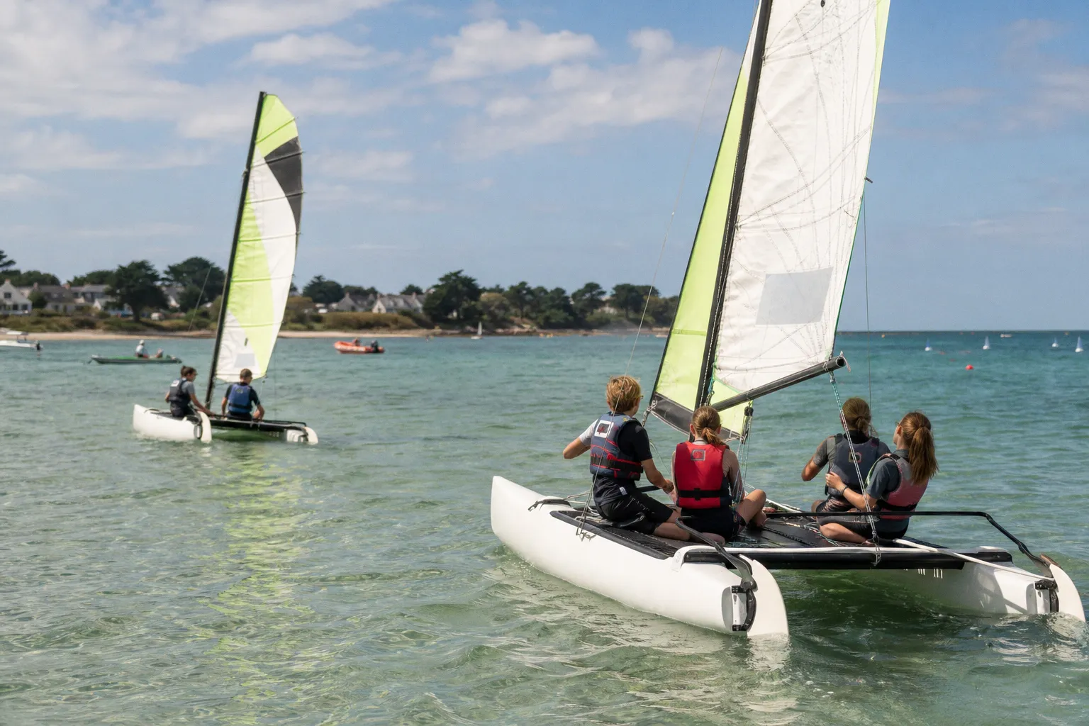 Initiation nautique et sauvetage en mer : l'apprentissage indispensable à Trélévern