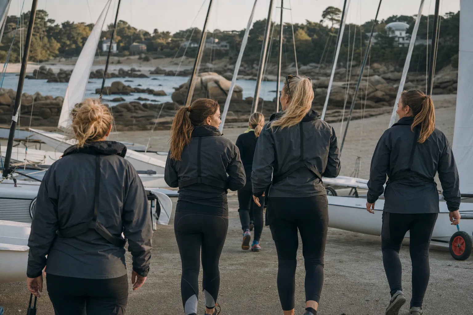 L'équipe de ce centre nautique de la côte de Granit Rose se féminise