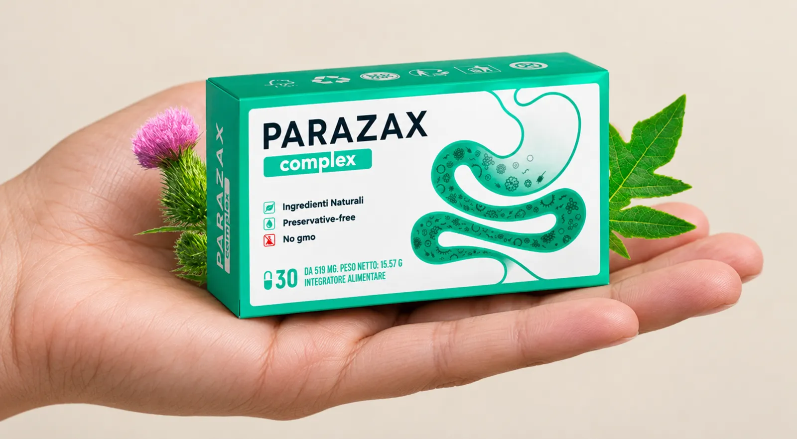 Parazax Complex — le produit en main