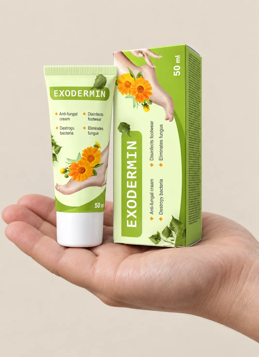 Exodermin — le produit en main