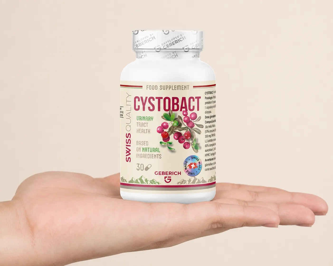 CYSTOBACT — le produit en main