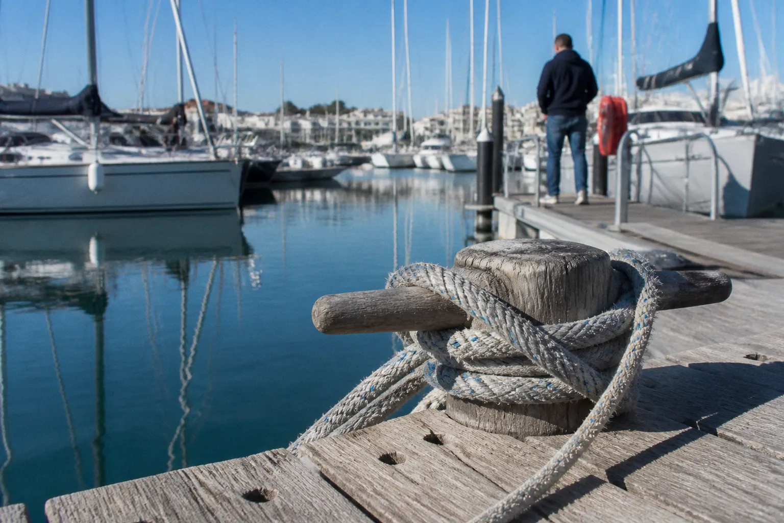 Port de Pornichet : l'expérience d'amarrage d'Antoine