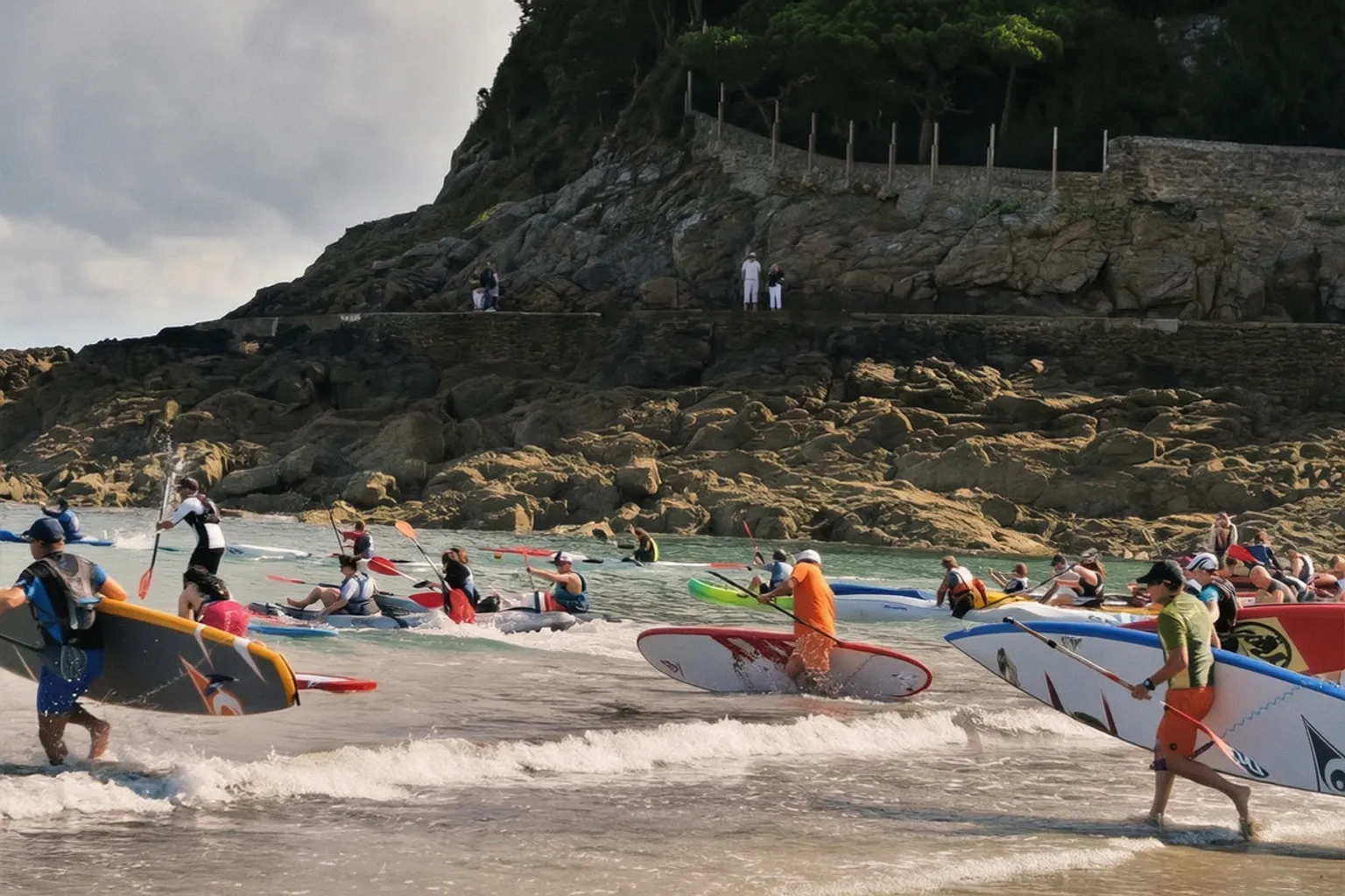 Raid nautique entre Dinard et Saint-Lunaire : décryptage d'une sortie conviviale
