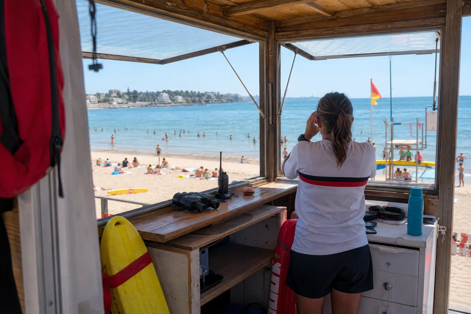 Surveillance des plages à Pornichet : le dispositif des postes de secours expliqué par un maître-nageur